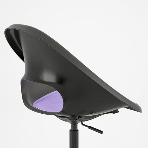Fauteuil pivotant ProTuning MalskäR ELDBERGET chaise de bureau grise et lilas réglable confortable - 7