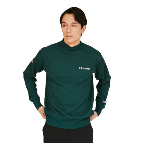 長袖 UVカット 速乾 保温 遮熱 スクリプトロゴ刺繍 ロングスリーブモックネックシャツ モデル ゴルフ C3-CG404-540-S