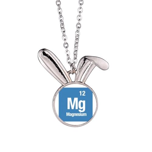 Bijoux cadeau idéal : collier pendentif magnésium Checal avec lapin gravé