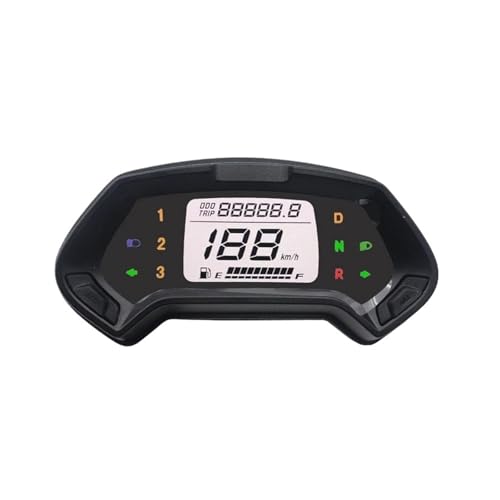 Mechanivis CT-01 Speedometer Hall Type 12V Input 48V 60V 72V KMH/MPH Speed Support for Hall Type Controller