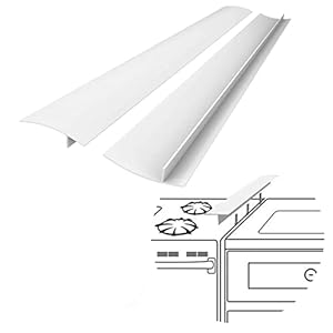 SEVCHY Silikon-Herdabdeckungen Weiß 2er-Pack