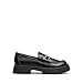 DREAM PAIRS Loafers for Women Platform Chunky Penny Loafer Slip On Casual Dressy Business Shoes with Arch Support,Size 6.5,Black-Pu,DWUMLS2531