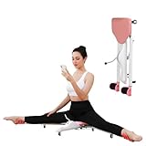 Split Machine, Leg Stretcher Machine to Improve Flexibility and Quality of Stretching,Splits Adjustable 0-180° Leg Split Stretching Machine for Ballet, Yoga, Dance, Gymnastics Training Pink 1