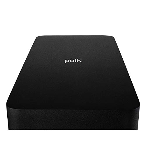 Image of Polk Audio React 7 inch Wireless Subwoofer - Designed to Add Deep, Impactful Bass to React Soundbar, Bass Adjust Eq, Amazon Alexa Compatible - Black