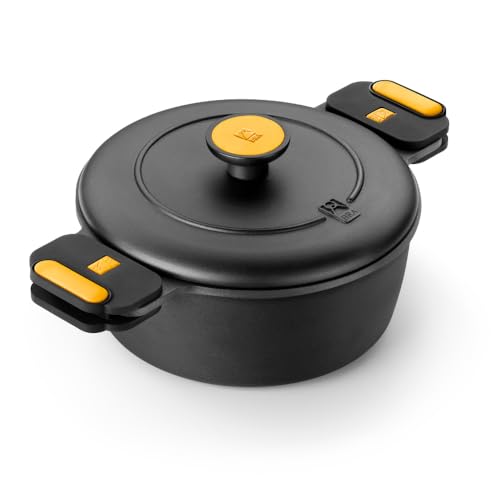 BRA Origen | Cacerola alta 24 cm, aluminio fundido, antiadherente, sin PFOA, full induction, apto para todo tipo de cocinas, incluida inducción