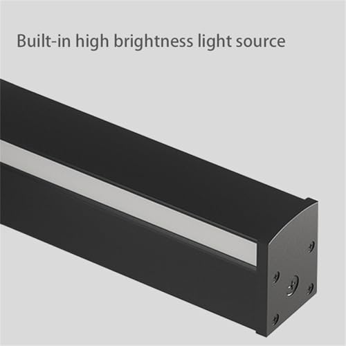 Iluminación de Pared LED Moderna: Lámpara de Pared Interior Negra Pasillo 80cm 3