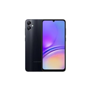 Samsung Galaxy A05, Android Smartphone, Dual SIM Mobile Phone, LTE, 4GB RAM, 128GB Storage, Black