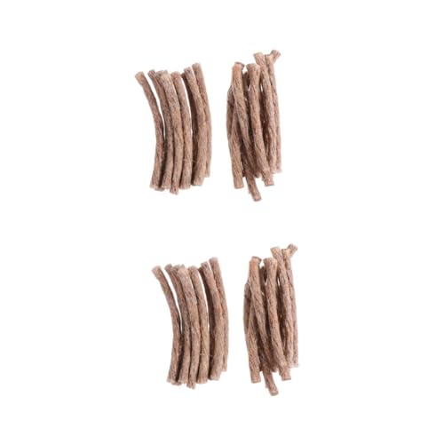 INOOMP 2 Series Cuerda De Cera De Abejas Cuerda De para Acampar De Encendido para Fogatas Cuerda para Encender Cuerda De 30 Piezas*2