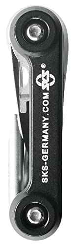 SKS GERMANY TOM 14 Multitool (14-in-1-Minitool für Fahrräder, rostfreier Werkzeugstahl, kompakt und leicht für unterwegs, 129 g, inkl. Aufbewahrungstasche)