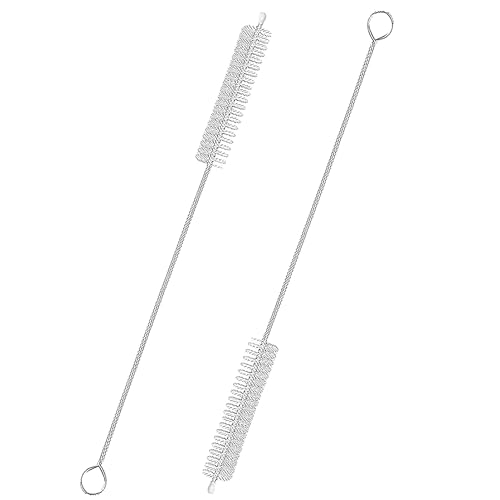 304 Stainless Steel Nylon Bristles Straw Cleaner Brush