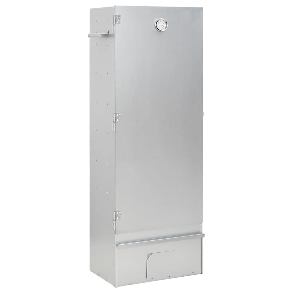 Fumador para horno de barbacoa con mesa de acero galvanizado para fumar, carne, pescado, queso -C