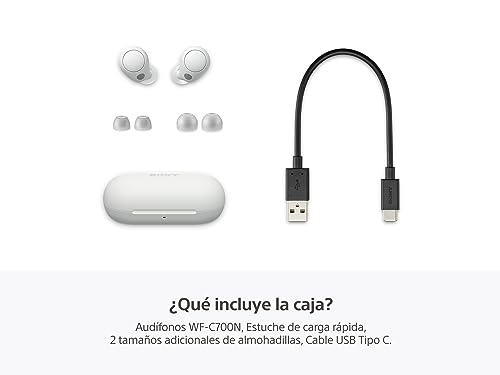 Image of Sony WF-C700N Earbuds with Noise Canceling, White (National Version)