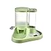 Convenient Pet Feeding Station for Cats and Dogs, Green