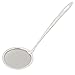 sourcingmap Rete ovale olio per alimenti Colino in acciaio INOX, Mestolo 10 cm
