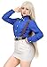 DAZCOS Women's Cosplay Costume Slim Shirt Skirt with Tie Suspender Glasses (X-Large)