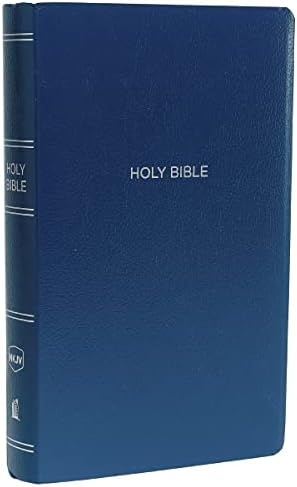 The Holy Bible: New King James Version, Navy Leatherflex Gift & Award Bible: Red Letter Edition