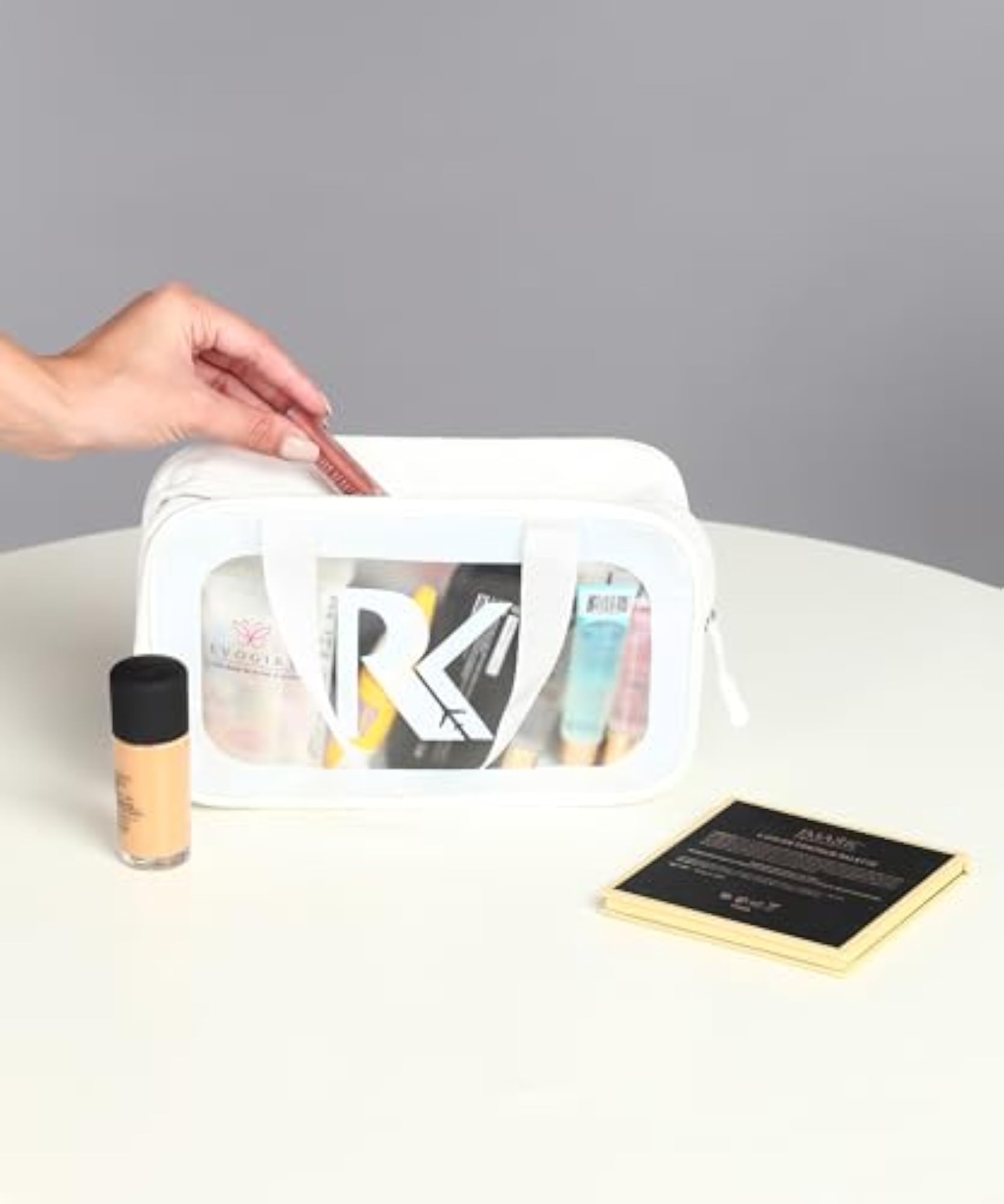 Medium Clear Waterproof Washbag Transparent Toiletry Organizer