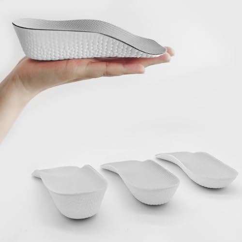 3 pares de plantillas ortopédicas para aumentar altura y soporte miniatura 7