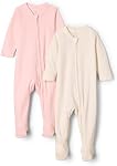 Amazon Essentials baby-boys Cotton Footed Sleep and Play Bodysuit