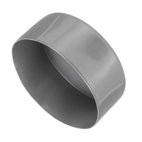 Image of uxcell 2pcs Rubber End Caps 120mm(4 3 /4 inch) ID Vinyl Round Tube Bolt Cap Cover Screw Thread Protectors Dark Grey, 50mm Height