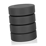 PartyKindom 4Stücke Eishockeypucks für Training Einstellbare Härte Übungspucks für Glatte Oberflächen für Eishockeyspiele und Straßenhockey Hochwertiges Zubehör für Spieler