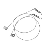 Zieichy 1Pair Convertible Top Side Tension Hold Down Cables Fits for 1990-1997 Mazda Miata，Steel, Placement on VehicleLeft, Right, Upper