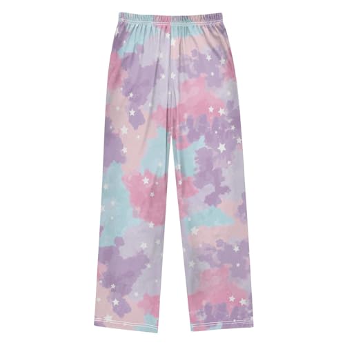 Stars Colors Boys Pants Boys Athletic Pants Long Pant for Boywith Pockets Wide-Leg Size 6-14Y2