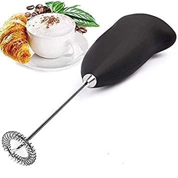 ZiggyElectric Handheld Milk Wand Mixer Frother for Latte Coffee Hot Milk, Milk Frother for Coffee, Egg Beater, Hand Blender, Coffee Beater