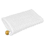 FRCOLOR Seifensäckchen aus Strapazierfähigem Nylon Exfolierender Seifensparer mit Netzstruktur Leichtes Duschsäckchen für Festen Seifenrest Praktischer Reiseseifenbeutel Zufällige Farbe