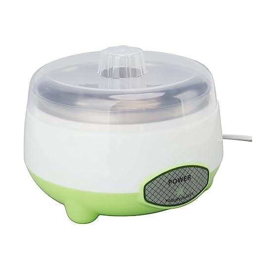 Máquina de Fazer Iogurte Faça você Mesmo, Máquina de Fazer Iogurte 15W até Aquecimento Recipiente de Aço Inoxidável Feito Em Casa para Sala de Estar para Esposa (Plugue UE 220V)
