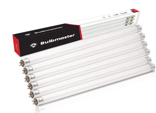 F8T5CW Fluorescent Bulbs 12 Inch - F8T5 8W Cool White 4100K 12" Under Cabinet Light Bulbs Linear T5 380 Lumens - Under The Counter Small Fluorescent Light Bulb - Pack of 6