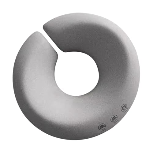 Oreiller face vers le bas en mousse à mémoire de forme gris pour table de massage et spa - 2