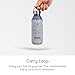 Chilly's Series 2 Water Bottle - Stainless Steel Thermal Bottles with Double Wall Vacuum, Soft Collar & Carry Loop - Liberty - Survival, 500ml
