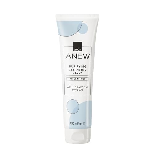 Avon Anew Purifying Cleansing Jelly 150Ml, Provides A Deep Cleanse, Suitable For All Skin Types, Co-Created By Dermatologists And Scientists, Cruelty 
