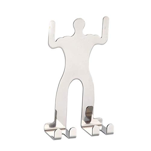 Wandhaken Toiletten Haken Zur Vermeidung Von Nägeln 304 Edelstahl Haken Haken Zahnbürsten Haken Zuhause Organisierter Zu Machen,Silber