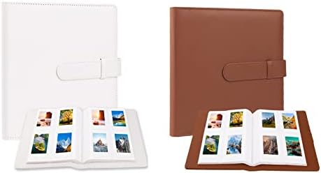 2 Pcs 256 Photos Album for Fujifilm Instax Mini Camera/Polaroid 2”x3” Pictures, 2×3 Photo Album Book for Fujifilm Instax Mini 11 9 90 70 40 8 Instant Camera, Polaroid Snap PIC-300 Z2300 Camera