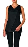 GIBLOR'S Art.15P02K632 Scamiciato Donna Sara Nero con Bottoni A Pressione E Due Tasche