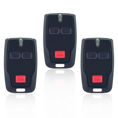 KBIBCK 3 Piezas Mando a Distancia para Puerta de Garaje BFT Mitto 2 B RCB, Mando Garaje Clonador BFT Mando a Distancia, 2 Canales Rolling Code, Compatible con BFT Mitto 2, Ghibli, Kleio, TRC 2, RCB2