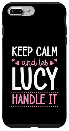 Keep Calm And Let Lucy Handle It Chill �t�@�[�X�g�l�[�� �X�}�z�P�[�X iPhone 7 Plus/8 Plus �p