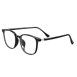 TR90 Lesebrille Damen und Herren, Blaue Licht Blockieren,Lesehilf Sehhilfe Brille, Verringerung Der Augenbelastung (Color : Black, Size : 3.5X)