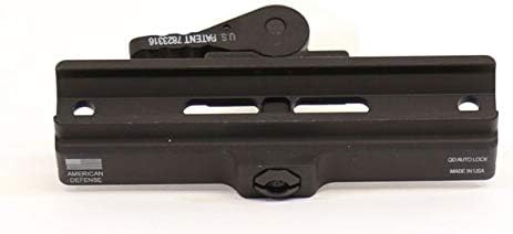 American Defense AD-B4 TAC R Riflescope Optic Mount, Black