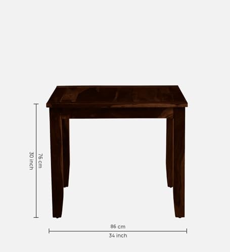Image of Solid Sheesham Wood 4 Seater Dining Table Set for Home and Kitchen, Sheesham Wood 4 Seater Dining Set