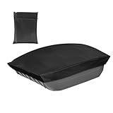 lasuroa Utility Jet Sled Cover, 57.09x27.56x7.87in 600D Oxford Cloth Ice Fishing Jet Sled Cover Waterproof Sun-Protection Deer Sled Travel Cover for Outdoor Activities Winter Camping Hunting