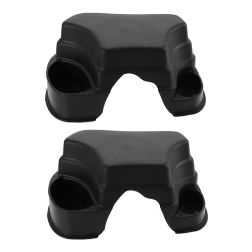 ifundom 2Pcs Multi Functional Reptile Hideout with Feeder Tortoise Cave Shelter for Leopard Gecko and Other Pets Durable and Realistic Terrarium Ornament