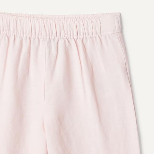 Image of Amazon Essentials x Sofia Grainge Toddlers and Baby Girls' Cotton Linen Wide Leg Pull-on Pant with Ruffles