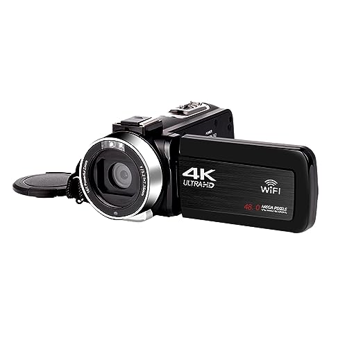 Caméra vidéo numérique 4K caméscope vlog WiFi avec sortie HDMI pour le streaming