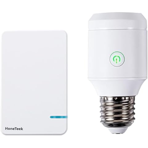 HoneTeek 500W Remote Control Light Socket Cover