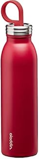 Aladdin Chilled Thermavac Stainless Steel Water Bottle 0.55L Aqua Blue  Insulated Metal Water Bottle - Keeps Cold for 9 Hours - BPA-Free Thermos Flask - Leakproof - Dishwasher Safe
