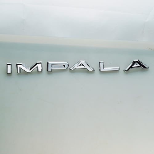 Image of 1Pc 1964 64 Impala Quarter Panel Emblems 3D Badge Letters Nameplate Replacement for Impala (Chrome)