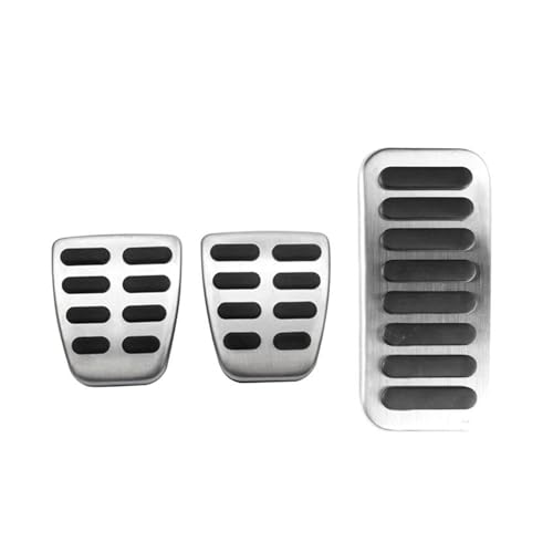 Car Foot Brake Pedal Pedals Cover Stainless Steel Car Foot Pedal for Kia for Pegas for Soluto for Sephia 2018 2019 2020 2021 2022 Accelerator Brake Non-Slip Pedal (Size : 1pcs)(3 pcs)